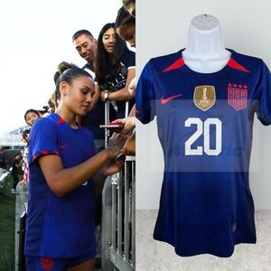 NEW Women's Soccer Jersey Away Rodman #20 USA World Cup Athletic Slim Fit USWNT